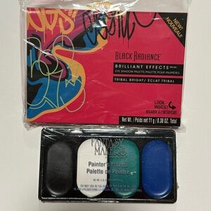 Fantasy Makers Painters Palette and Black Radiance Brilliant Effects Palette